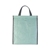 手提拉鏈袋購物袋美國圣誕節(jié)杜邦紙定制贈(zèng)品袋定做柔印