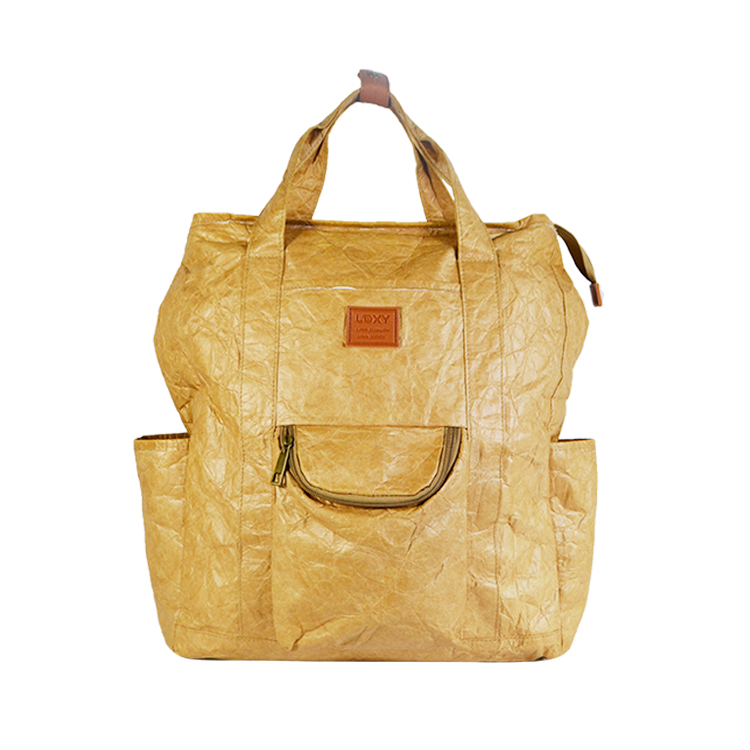 杜邦紙單肩包 創(chuàng)意牛皮紙紙質(zhì)環(huán)保斜挎包 男士差旅包